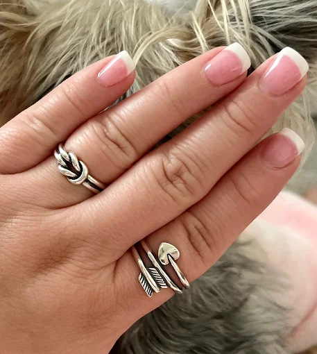 Natural short manicure with soft pink French tips